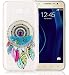 Produktbild Samsung Galaxy J5(2015)/J500FN/J5(2015) Duos Hülle Silikon 3D Glitzer Dünn ISENPENK Muster Campanula [Blau] Durchsichtig Ultra Slim Samsung Galaxy J5(2015) Hülle Silikon Transparent TPU Liquid Fließen Flüssig Strass Wasserdicht Glänzen Rückseite Schutzhülle Handy Hülle Tasche