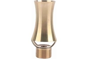 DUOKON Ugello della Fontana, Ugello per Fontana d'Acqua Regolabile, Stagno Torre Ghiaccio in Ottone Cascata Cedar Water Fountain Ugello Spray Testa (1/2'' 3/4'')