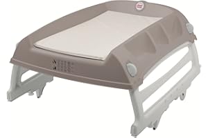 OKBABY Flat - Fasciatoio per Tavolo, Lettino o Vasca da Bagno, Per Bambini, Max 11 Kg, Max 12 Mesi, Categoria Tipo 1, Per l'uso su lettini con larghezza compresa tra 63 e 63,5 cm