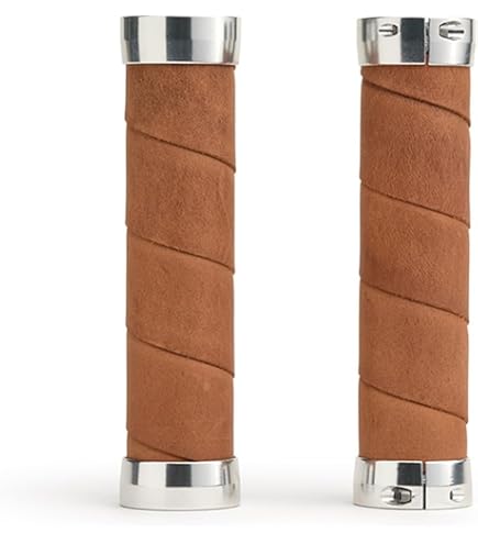 Brooks Plump Leather Grips - Honey (130mm