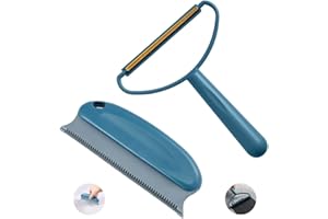 MEZHEN Levapelucchi Portatile Manuale Rasoio Anti-Pilling Togli Pelucchi Lint Remover Spazzola Leva Pelucchi per Abbigliamento Maglione Maglioni di Lana Lenzuola di Cotone 2 Pezzi