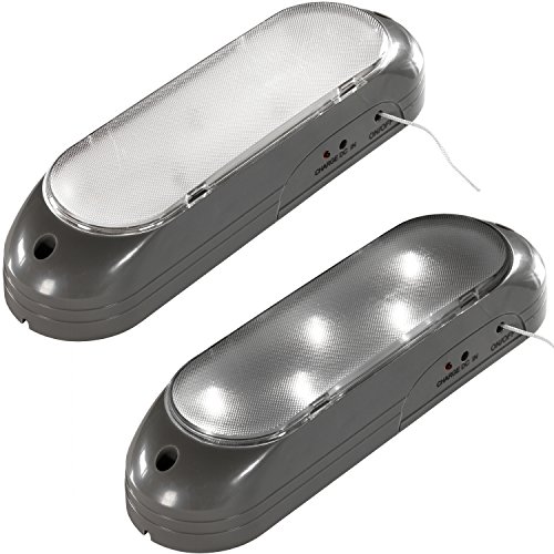 VOLTRONIC® Solar Wandleuchte, Maße 23×6,5×4,8 cm, Solarpanel 16,5x17x1 cm, 5 super helle LEDs, Solarlampe - 6