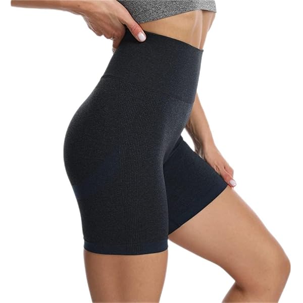 Pantaloncini Ciclista Donna Sunzel - Vita Alta, Senza Cuciture, Controllo Addominale - Per Yoga, Palestra E Bici