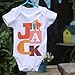 Clever Little Fox Big Letter personalised baby grow vest onesie size 0 - 18mths