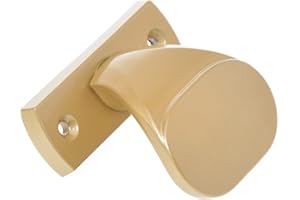 Aqbau® Bouton de porte fixe pour porte de cadre - Doré