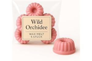 Duftmelt 5er Set - Duftwachs | Duftkerzen Aromalampe (Wild Orchidee)