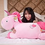 85cm Süß Einhorn Weiche Kissen Plüschtiere Dekoration für Kinderzimmer - 3