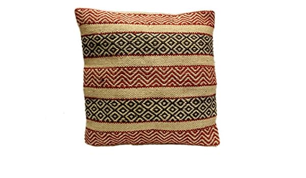 Wohndekor Hanf Kelim Kissen 40 X 40 Cm Haus Wohnen Haus