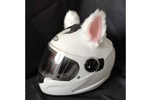 SYSUII 2 Stück Katzenohren für Helm,Motorrad Helm-Ohren Katzenohren Dekoration niedliches Helmzubehör für Fahrradhelm, Ski-Helm, Motorradhelm, Snowboardhelm Lustiges Tier Design Motorradhelm Zubehör