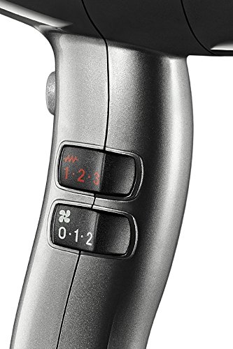 VALERA SWISS SILENT JET 8600 IONIC Rotocord – 2400W, Mod.: SXJ 8600 RC, Professioneller Haartrockner mit Ionen-Generator und Smart Airflow Technology, Swiss made – inkl. 2 schmaler Ondulierdüsen - 4