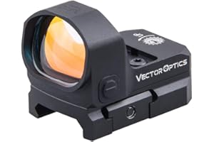 Vector Optics Frenzy 1x20x28mm Tactical Red DOT Sight with Tri And VT Footprint, Red Illuminated Reticle, 6 MOA DOT Size, 8 Levels of Illumination & 2 Levels of NV