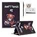 Price comparison product image For iPad Pro 10.5 Case, SKYXD Ultra Thin Premium PU Leather Flip Fold Stand Smart Book Style Full Body Protection Case Cover + Stylus + Dust Plug - DON'T TOUCH ME Brown Bear