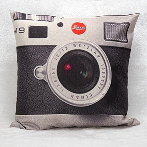 UKCREATIVE Pillow Case Cushion cover 3D Throw Print Cushion Cover Decorative Sofa Pillow Case Car Bedding Decorative Cusion cover Digital Printing Cusion cover Camera Pillow Case Linen Pillow Case