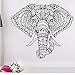 Produktbild Fyyanm Home Decor Elefante indiano Hippie Wall Art Adesivi in vinile Home Decor Regalo di nozze Adesivi in vinile Wall Art Poster 65 * 57Cm
