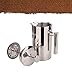 Produktbild Doppelwandig Tee & Kaffee Brewer | Edelstahl Kaffeekanne & Maker – French Press 350 ml oder 800 ml oder 1000 ml Kaffeekanne 350 ml silber