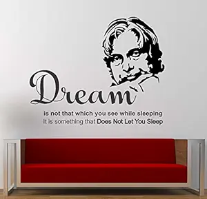 Wallstick D.R. A. P. J. Abdul Kalam Wall Sticker (Vinyl, 49 cm x 4 cm x 4 cm) (57-2821)