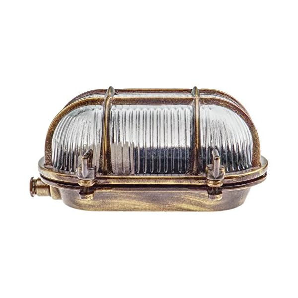 Gloria 5700 Paratia ovale lampada da parete all'interno o all'esterno di luce impermeabile marino nautical lampada…