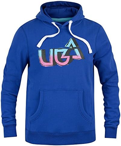 Urban Beach Men's Mountain Hoodie, Blue, Large