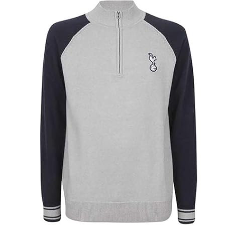 Tottenham Hotspur Mens Showerproof Quarter Zip Jacket Men Sports Outdoors