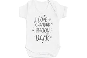 Zarlivia Clothing I Love My Daddy To The Moon And Back Baby Gift, Baby Boy Bodysuit, Baby Girl Bodysuit