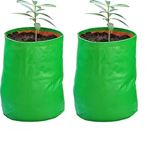YUVAGREEN UV Treated Terrace Gardening Leafy Vegetable and Flower Plants Green Grow Bags (12