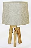 Deltabrinca Lights - Lámpara Mesa Wood Beige