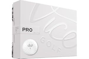 Vice Golf PRO 2020 | 12 Golf Balls | Features: 3-Piece cast Urethane, Maximum Control, high Short Game Spin | More Colors: NEON Lime/RED | Profile: Designed for Advanced Golfers