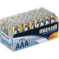 Maxell LR03 - Pilas AAA, 32 unidades