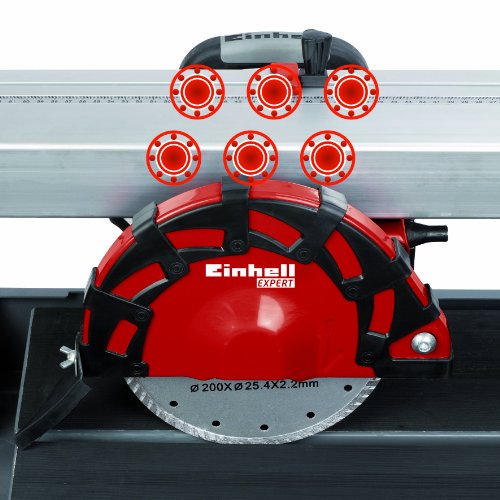 Einhell Radial-Fliesenschneidmaschine TE-TC 620 U (900 W, TischgrößŸe 610×325 mm, Turbo-Trennscheibe Ø 200 mm, für große Formate, Untergestell) - 8