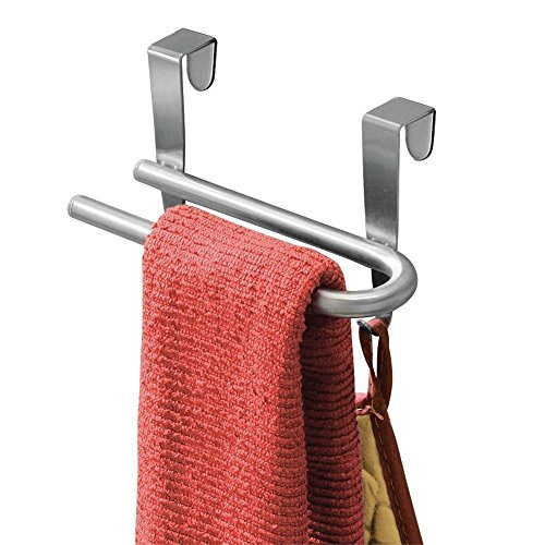 InterDesign 30050EU Forma Ultra Handtuchhalter in U-Form mit Haken zum Hängen über die Schranktür, Edelstahl Gebürstet - 3