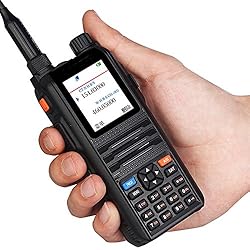 Walkie Talkie Profesional Largo Alcance EasyTalk CP2000 8W Doble Banda VHF UHF PMR446 Impermeable IP55 Portatil Emisora Radioaficionado con Auricular para Coche/caza