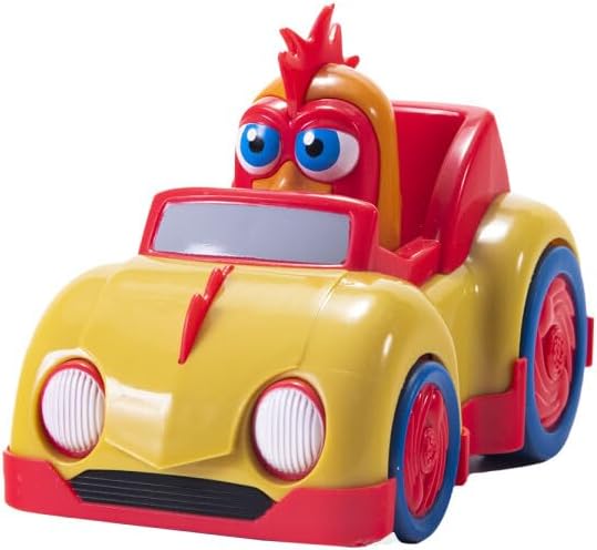 BANDAI La Granja De Zenón Vehículos de Juguete a Rodar Gallo Bartolito, 12 cm, Educativo y Divertido para Niños, Promueve la Imaginación y el Juego Creativo, Materiales de Calidad
