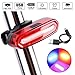 Produktbild LED Fahrradrücklicht Fahrradbeleuchtung, Icesnail USB Wiederaufladbare LED-LampeUltra Hell IPX6 Wasserdicht Fahrradrückleuchte , 6 Lichtmodi Rücklichter für Fahrrad