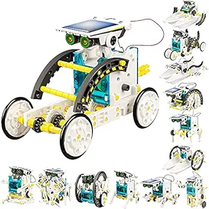 Shivanta Enterprise 13-in-1 Educational Solar Robot Kit , Powered by The Sun|DIY Build Kit Building Science Project Experiment Kit for Kids, Best Gifts for 8-12 Year Old Boys and Girls