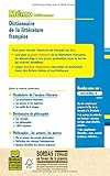 Image de Dictionnaire de la littérature française
