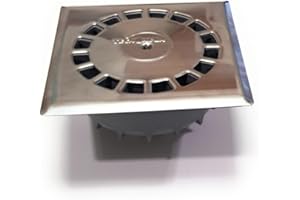 Hidrotecnoagua desagües de suelo - Sumidero vertical t-88i 15x15 diámetro 50 inoxidable