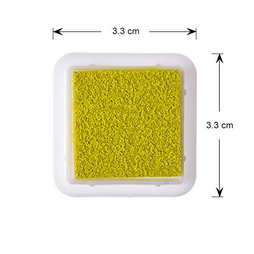 Sel Natural 24 Farben Stempelkissen Set für Tinte Pads Stempel Papier Handwerk Stoff, Fingerabdruck ,Scrapbook, Malerei - 6