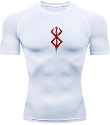T-shirt Berserk Manga Homme - Séchage Rapide, Fitness, Sport, Cadeau Fan De Manga - Plusieurs Tailles Et Couleurs
