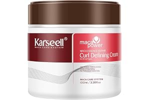 Karseell Lockkräm 100 ml – Definierande Curl Cream lockstarkare & lockkontroll för lockigt och vågigt hår