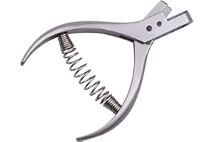 LZZEM Pattern Notcher Stainless Steel Cutter Sewing Pliers Pattern Punch Tool DIY Garment Sewing Pliers Hole Punch Maker Professional Garment Pattern Notcher for Home DIY Use