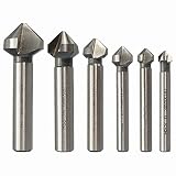90 grados; Fresa de contornear a tres Arista