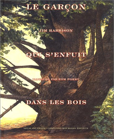 Le garçon qui s'enfuit dans les bois