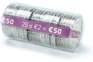 CECONCEPT Monetique L100TC200 Paquet de 100 étuis monnaie 2,00 euro