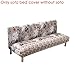 Produktbild Sofabett Abdeckung Schlafsofa Schlafcouch Bezug Abdeckung Schutzhülle Sitzabdeckung Wohnzimmer Gastraum Elastisch Reinigungsleicht Schmutzbeständig 160-190cm Variante F