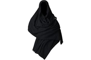 GRACEART Shawl Scarf Hood Sash Cowl Medieval Wizard Mage Costume Wrap Cloak With Brooch Pin
