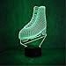 Produktbild WJPDELP-YEDE Kreative 3D LED Visuelle Bunte USB Tischlampe Lampara Baby Schlafen Nachtlicht Neuheit Mode Skating Schuhe Lampe Decor Geschenke
