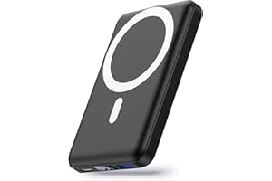 Yiisonger per Mag-safe Powerbank, 10000mAh Caricabatterie Portatile Magnetico Wireless PD 22.5W Ricarica Rapida USB QC3.0 Display LED Batteria Magnetico per iPhone 12/13/14/15/16/Pro/Plus/Max(Nero)