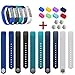 Produktbild Fitbit Alta Ersatzarmband, Bluesim komfortabler buntfarbige Sport Fitness Fitbit Alta Ersatzarmband Ersatzschweißarmband Armband Ersatzband Sport-Uhrenarmband Eratzschweißband mit kostenfreien Verschluss für Fitbit Alta
