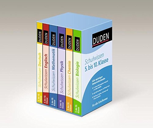 Duden - Schulwissen 5. bis 10. Klasse: Alle wichtigen Unterrichtsinhalte - kompakt und übersichtlich (Duden - Lernhilfen)
