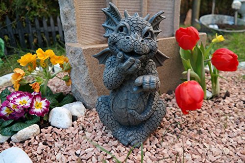 Gartendrache HaHaHa Drache Figur Garten Gartenfigur TOP - 3